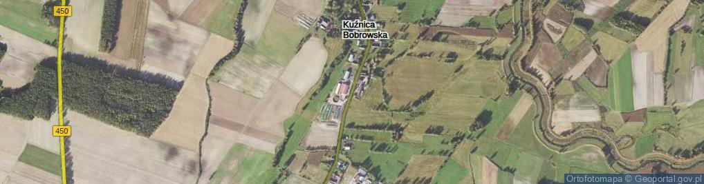 Zdjęcie satelitarne Kuźnica Bobrowska ul.